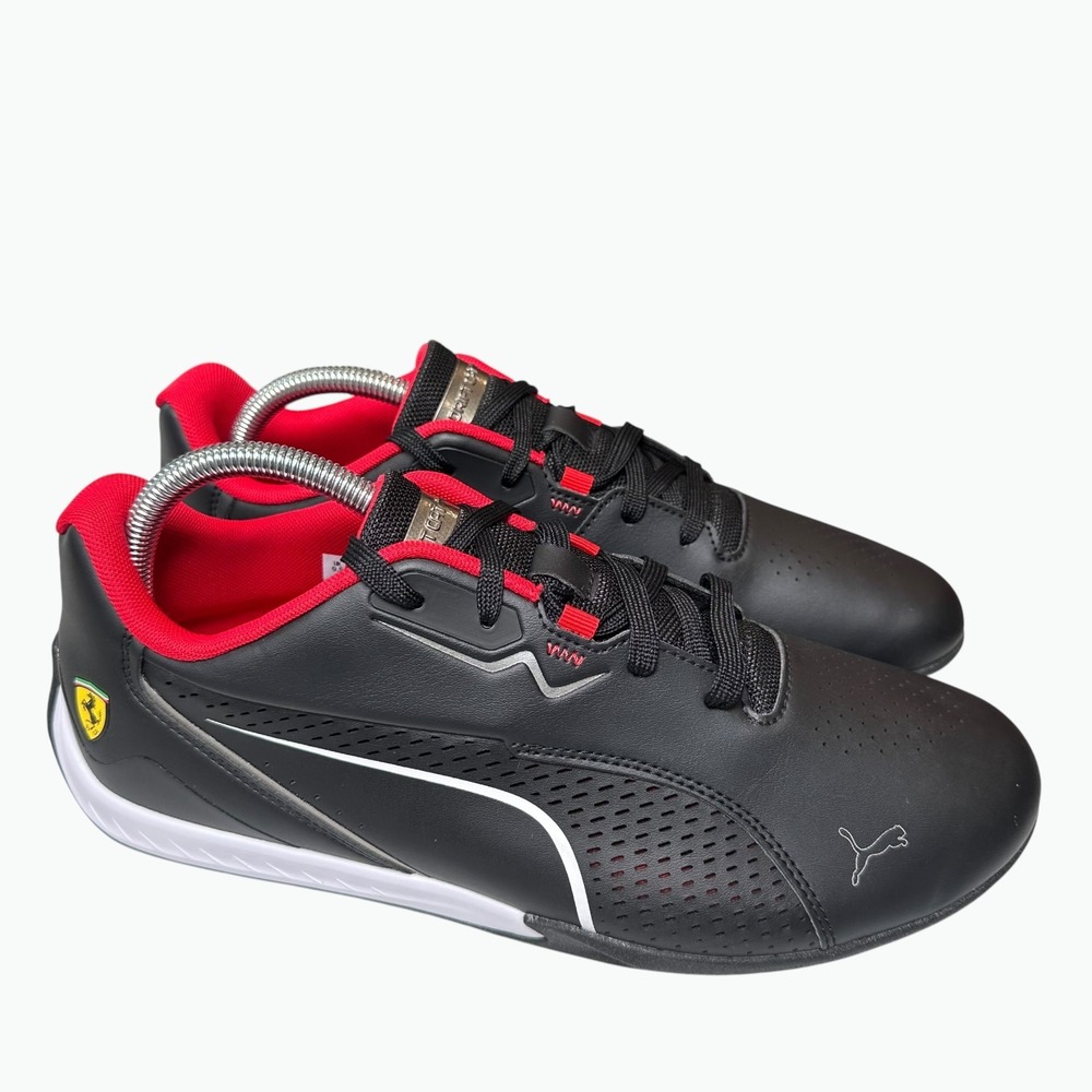 Puma Drift Cat Decima Ferrari Sneakers Mens 10.5 Black Red 308613-01 Racing